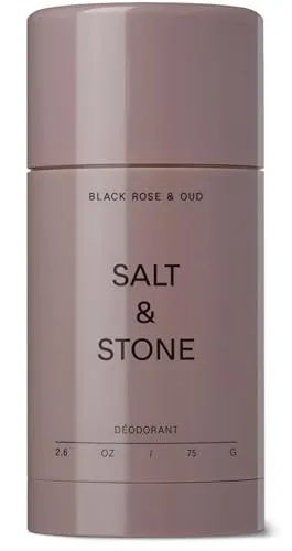 Salt & Stone Aluminum Free Deodorant, Black Rose & Oud Scent, Extra Strength 48 Hour Protection, 2.6oz - main product image