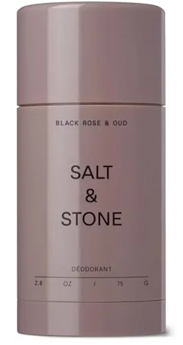 Salt & Stone Aluminum Free Deodorant, Black Rose & Oud Scent, Extra Strength 48 Hour Protection, 2.6oz - main product image