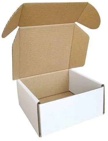 CH-BOX 100 Pack 4x4x2'' Small Shipping Boxes | Corrugated Cardboard Mailers for Business, White - main product image