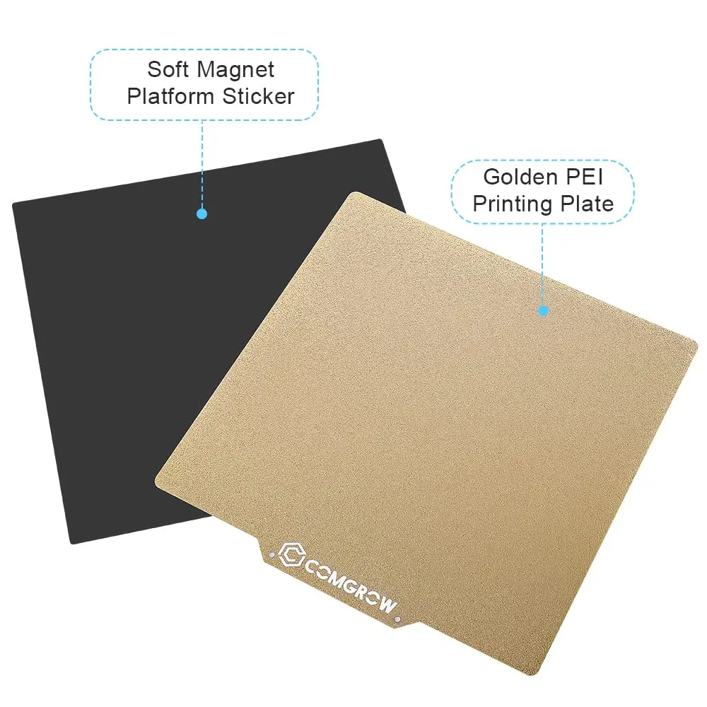 Comgrow PEI Sheet 235x235mm for Ender 3 Series 3D Printers | Textured One-Sided PEI Build Surface - view 6