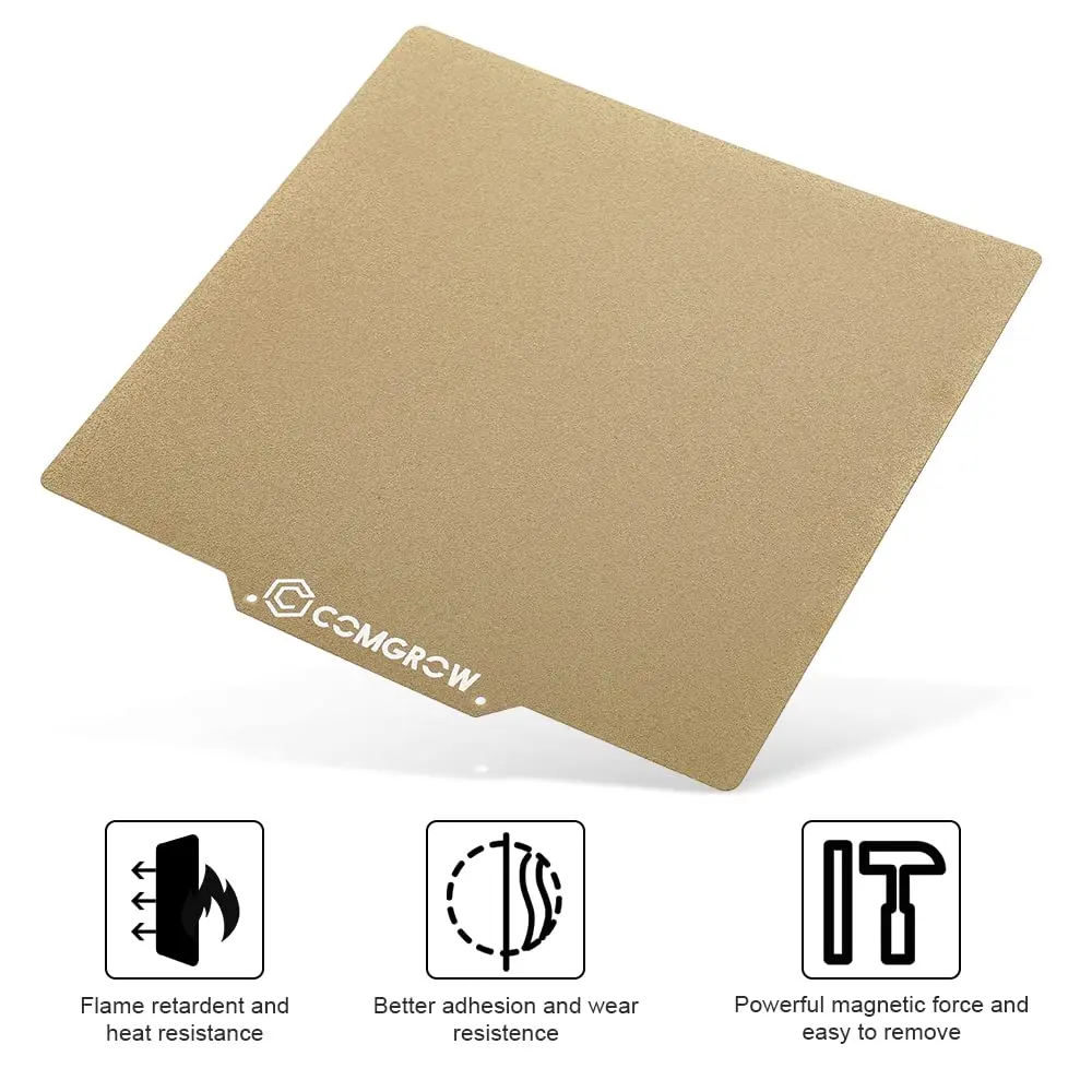 Comgrow PEI Sheet 235x235mm for Ender 3 Series 3D Printers | Textured One-Sided PEI Build Surface - view 2