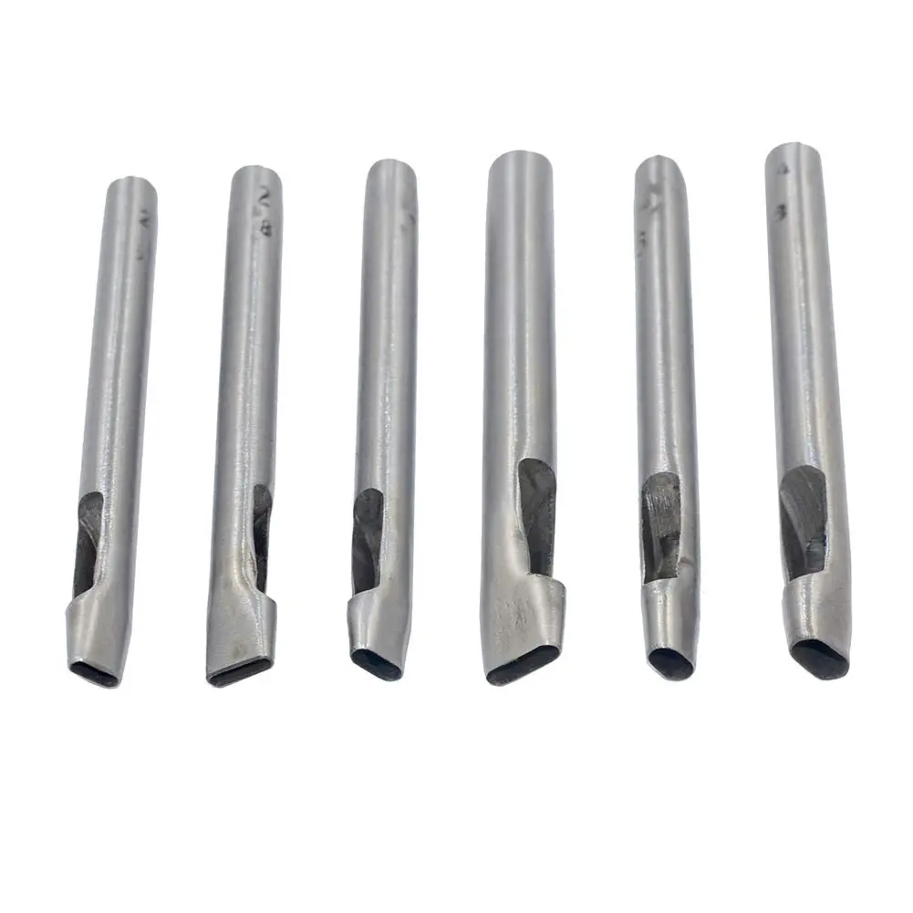 DGOL Leather Oval Hole Punch Kit 6 Sizes | Durable Carbon Steel, Easy to Use, 6 pcs - main product image