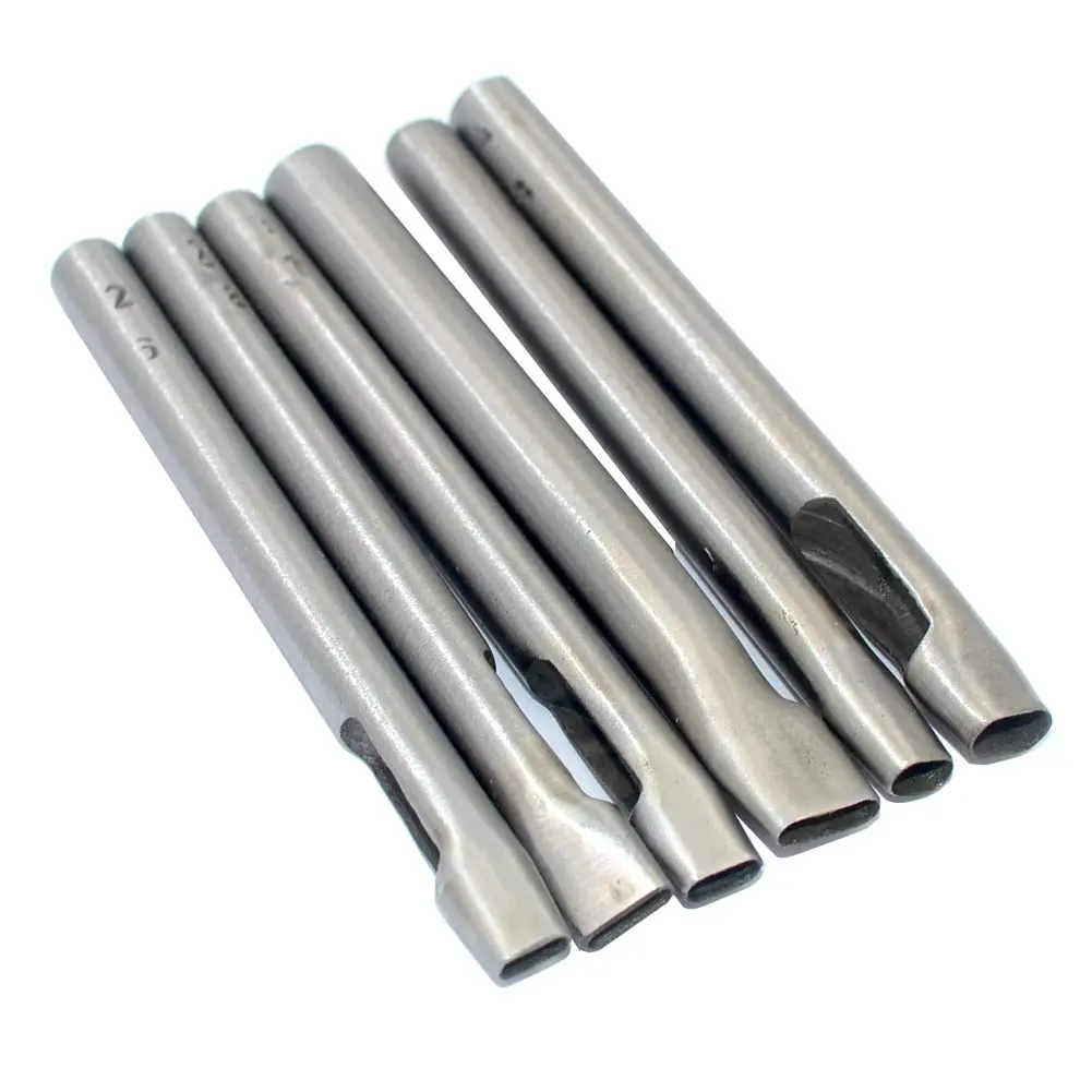 DGOL Leather Oval Hole Punch Kit 6 Sizes | Durable Carbon Steel, Easy to Use, 6 pcs - view 2