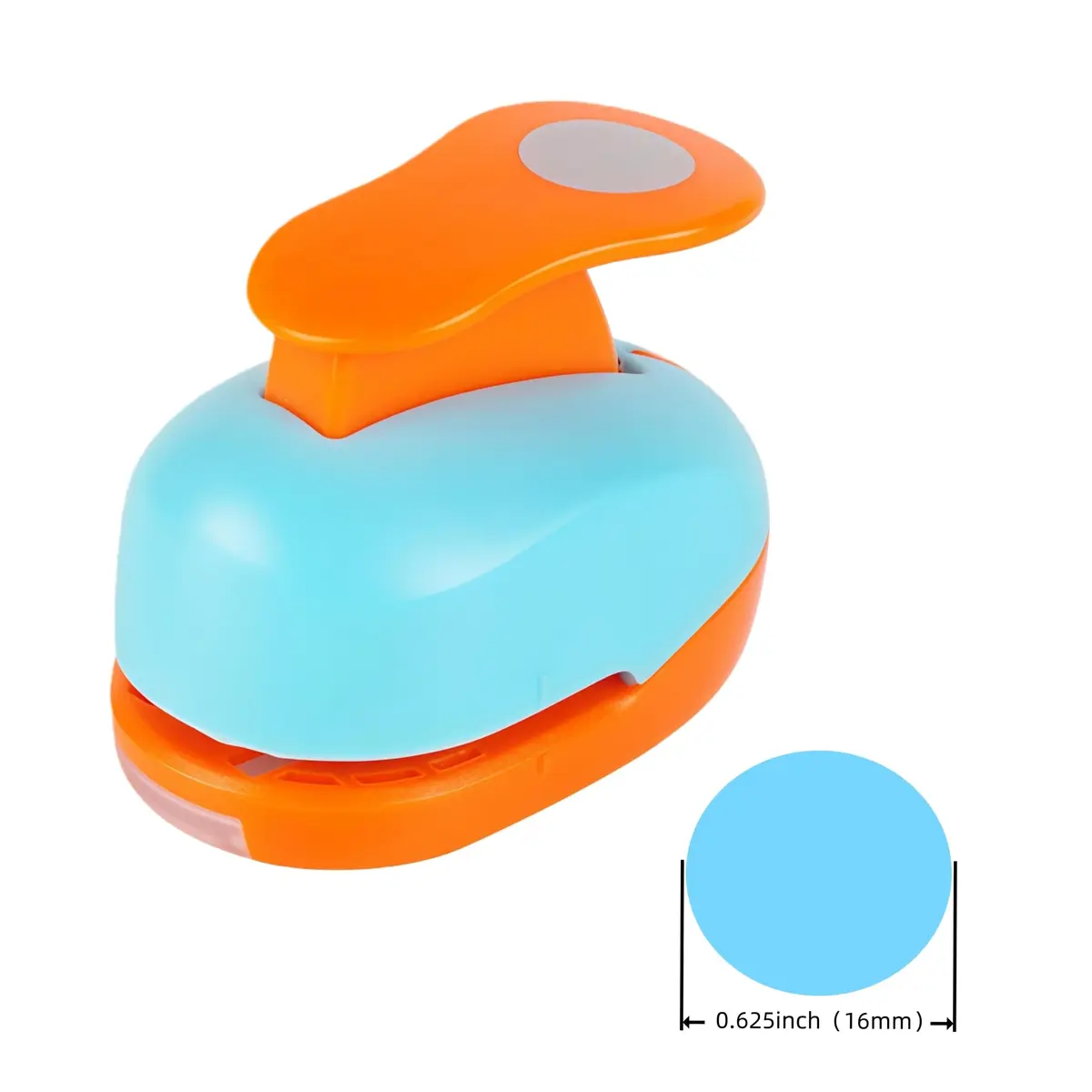 Wsyhomie 16mm (5/8 inch) Circle Craft Lever Punch | Cuts Paper, Foam, Foil - view 2
