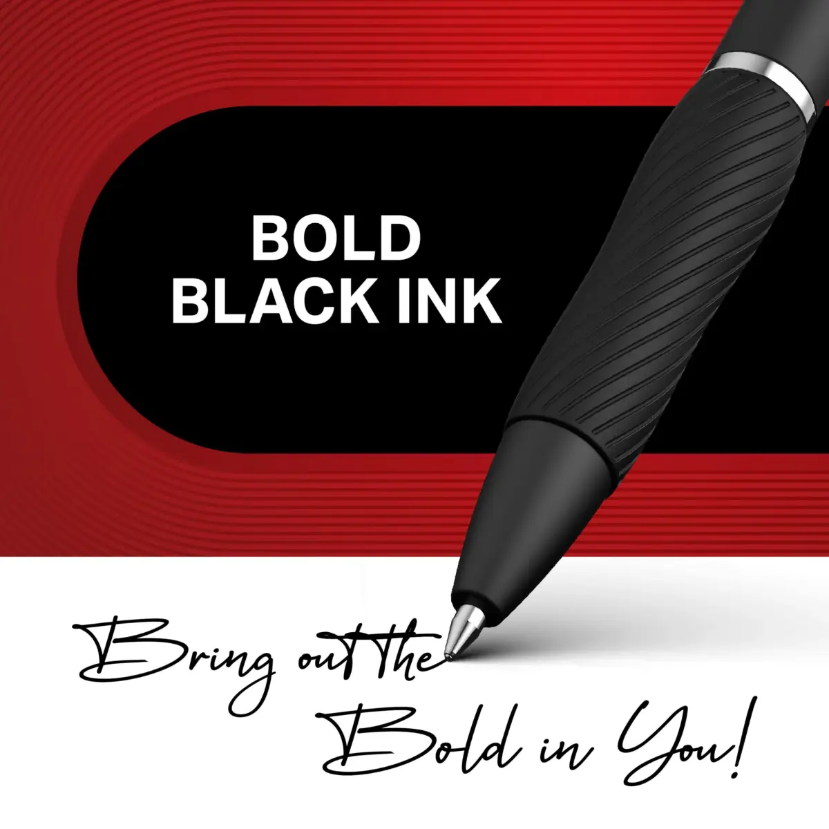 Sharpie S-Gel Pens, Medium Point (0.7mm), Black Ink, 4 Count | Smooth Ink Flow for Writing - view 3