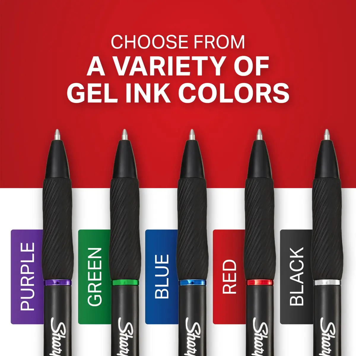 Sharpie S-Gel Pens, Medium Point (0.7mm), Blue Ink, 12 Count | Smooth Ink Flow Writing Instrument - view 8