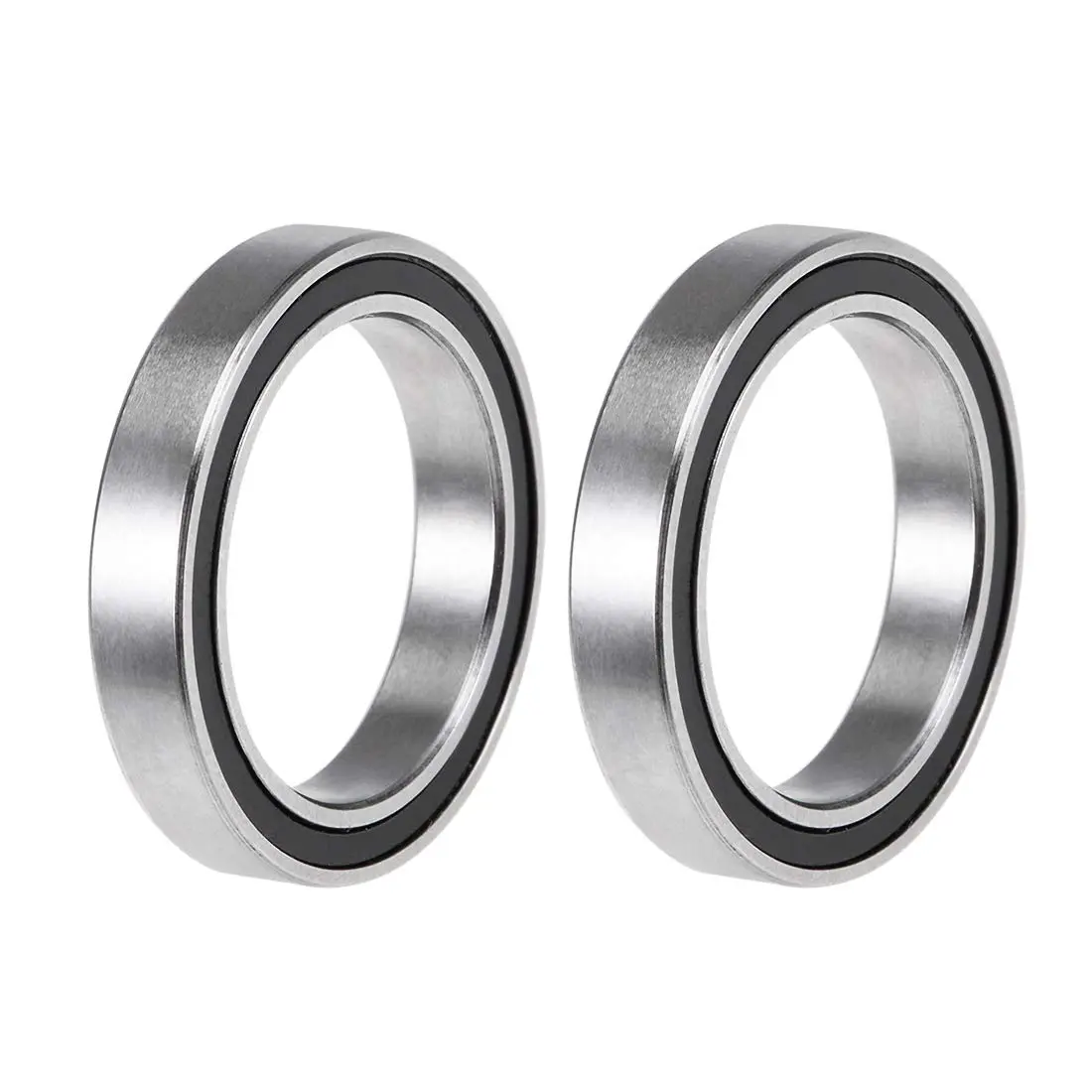 uxcell 6703-2RS Deep Groove Ball Bearings 17x23x4mm Chrome Steel Double Sealed (2 Pcs) | Industrial Grade Radial Ball Bearing - main product image