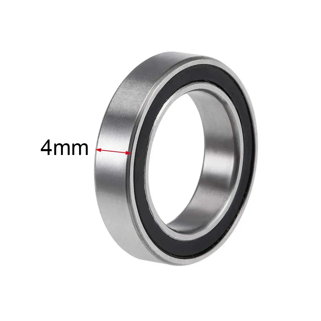 uxcell 6701-2RS Deep Groove Ball Bearings 12mm x 18mm x 4mm Double Sealed Chrome Steel 10 Pcs - view 3