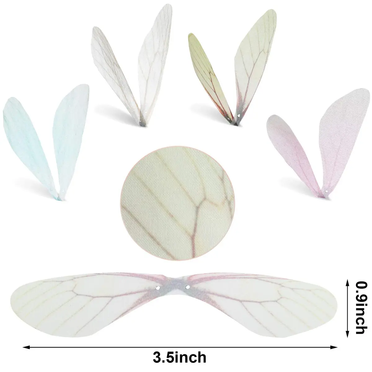 WILLBOND Dragonfly Charms 100 Pairs | Realistic Butterfly Jewelry DIY Accessories - view 5