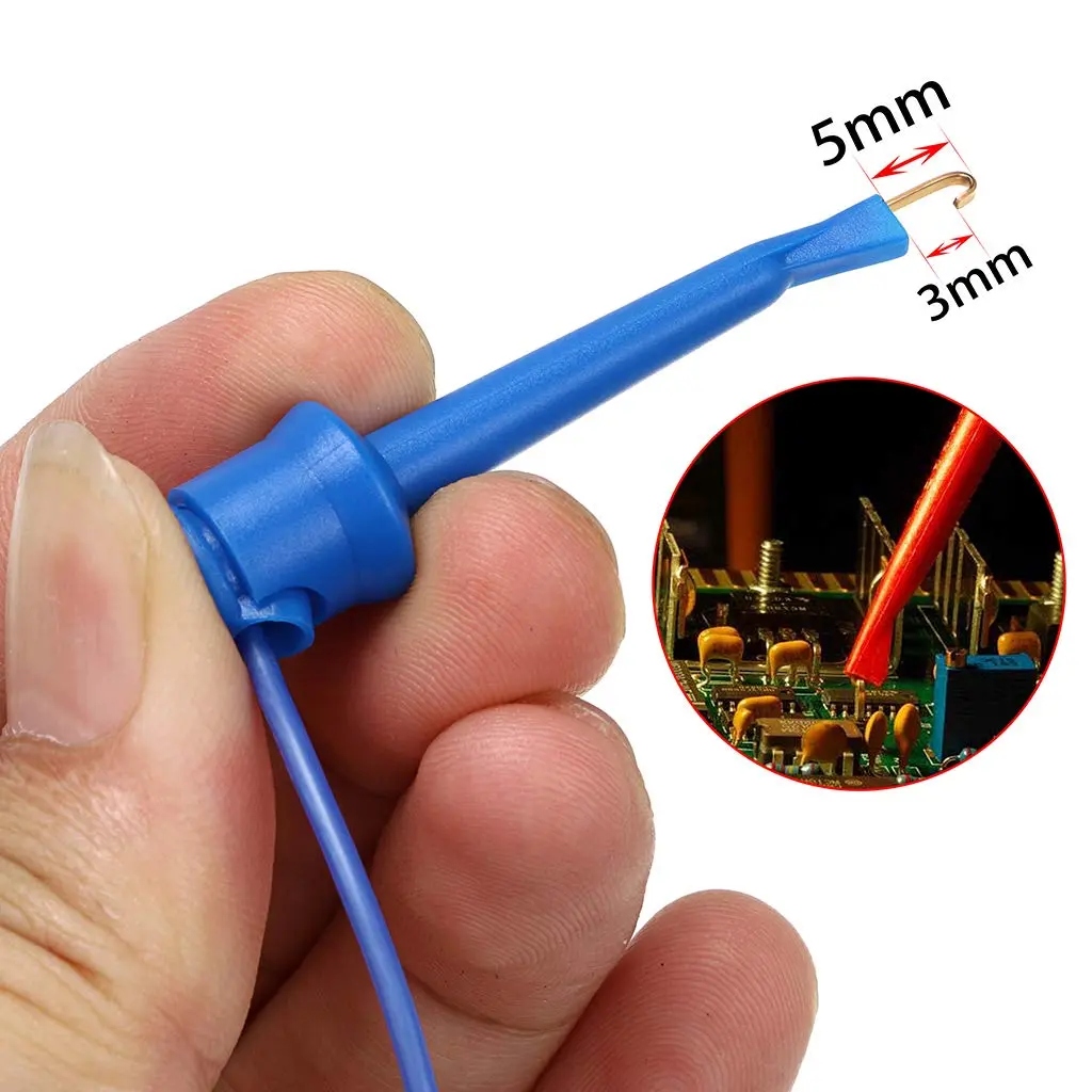 Sumnacon Test Dual Lead Test Hook Clips for Multimeter Testing | 20 AWG, 10 Pcs - view 3