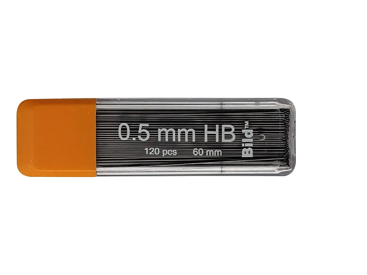 Bild Premium Mechanical Pencil Lead Refills (HB, 0.5 mm) | Smooth Dark Line, Break-Resistant (70-120 chars) - view 4
