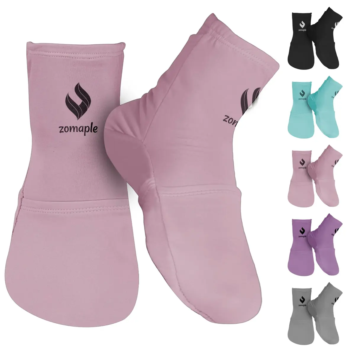 Zomaple Cold Therapy Socks with 2 Gel Packs, Medium, Lavender | Reusable Foot & Ankle Ice Wrap for Neuropathy & Hot Feet - main product image