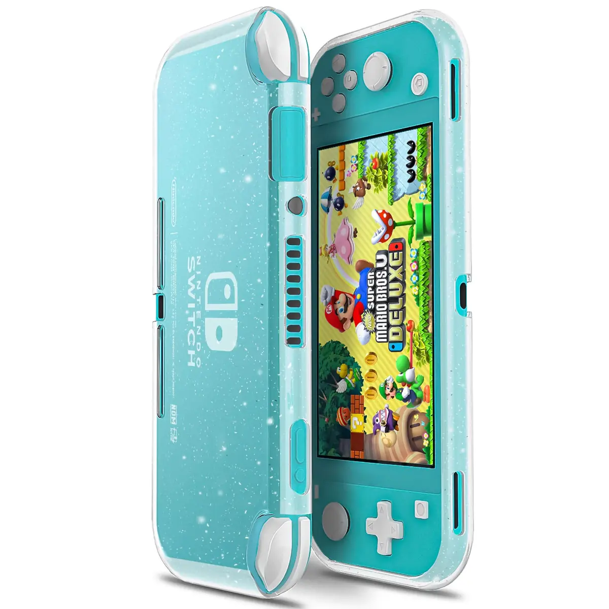 DLseego Protective Case for Nintendo Switch Lite, Glitter Bling Soft TPU Cover with Shock-Absorption and Anti-Scratch Design - Crystal Glitter - view 8