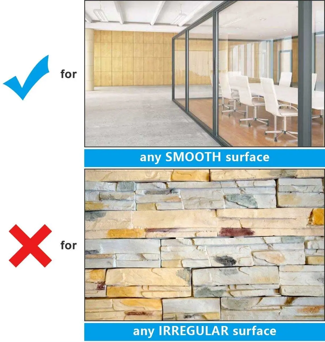 AFMAT Dry Erase Board Sticker 48 x 36 inches White Wall Wallpaper No Ghost (4' x 3') - view 4