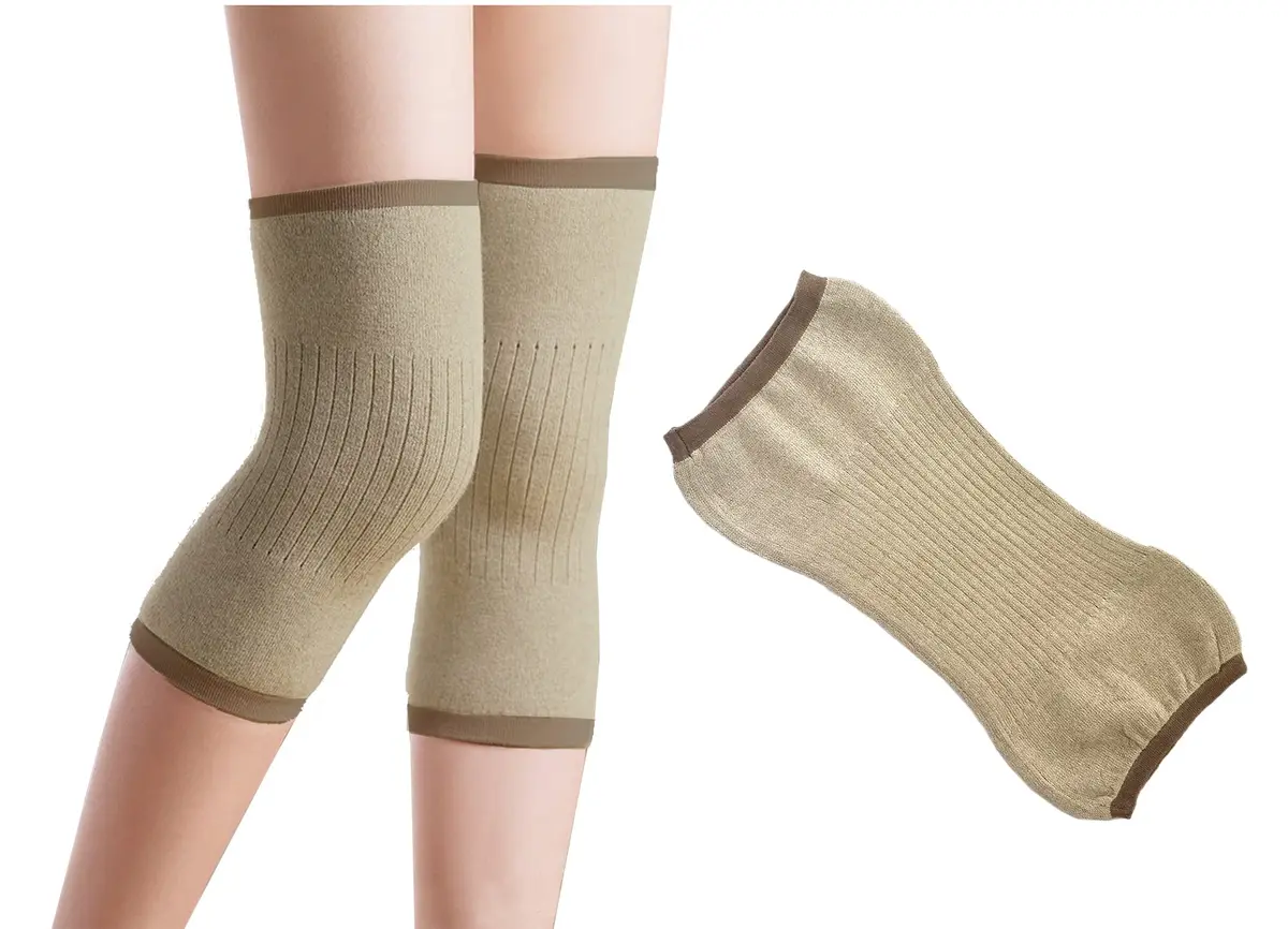 Flycheers Unisex Cashmere Wool Knee Brace Pads | Thermal Knee Support for Winter & Sports - main product image