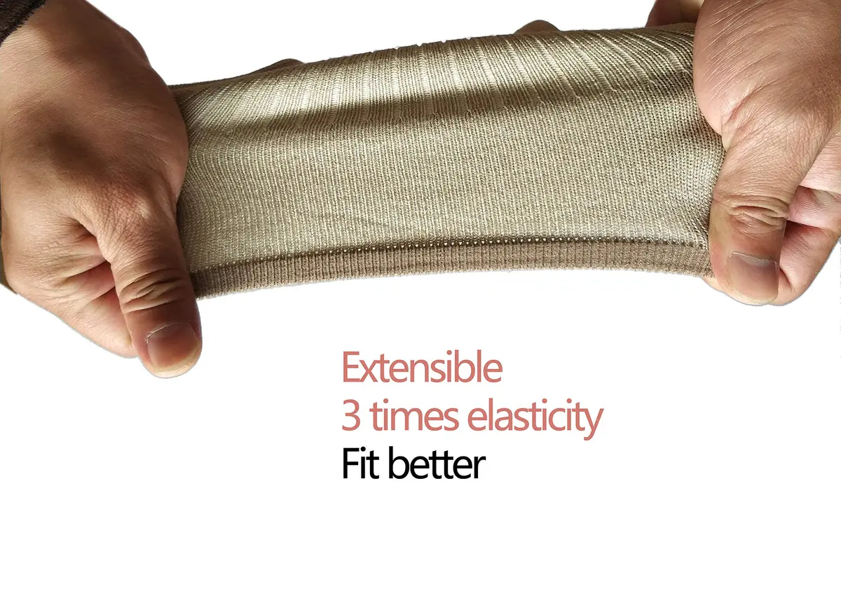 Flycheers Unisex Cashmere Wool Knee Brace Pads | Thermal Knee Support for Winter & Sports - view 5