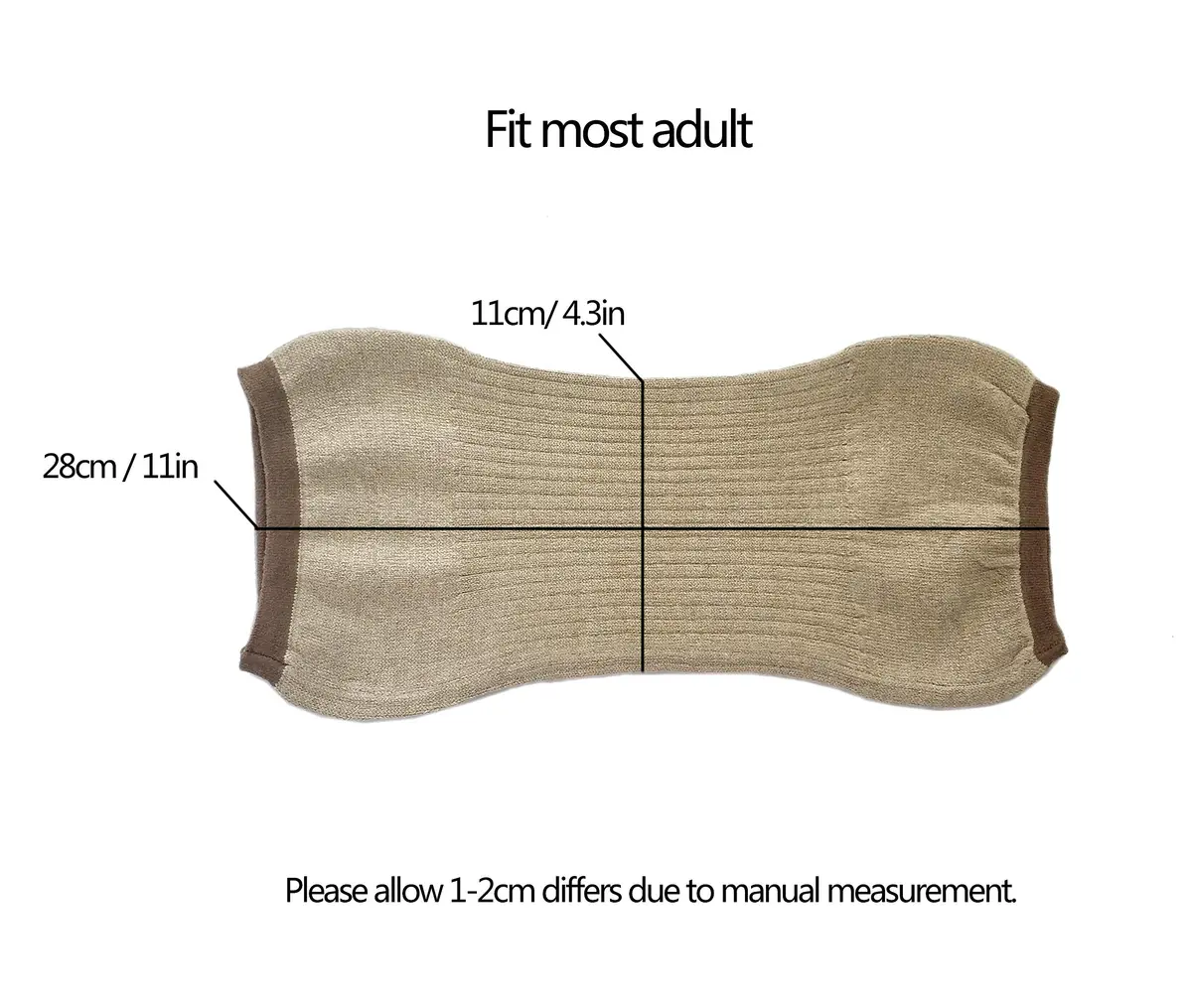 Flycheers Unisex Cashmere Wool Knee Brace Pads | Thermal Knee Support for Winter & Sports - view 2