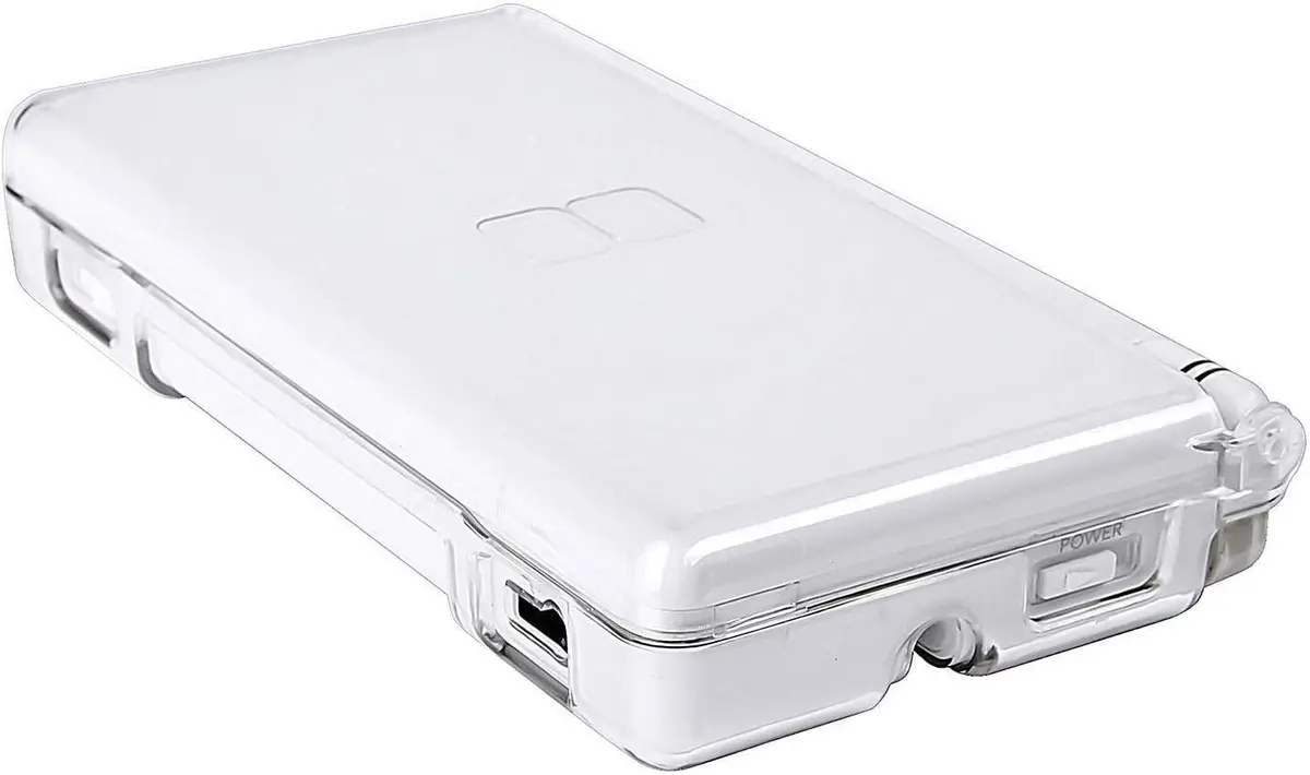 KlsyChry Transparent Hard Shell Case Cover for Nintendo DS Lite | Crystal Clear Housing, Scratch-Resistant (13.7x7.7x2.5cm) - view 4
