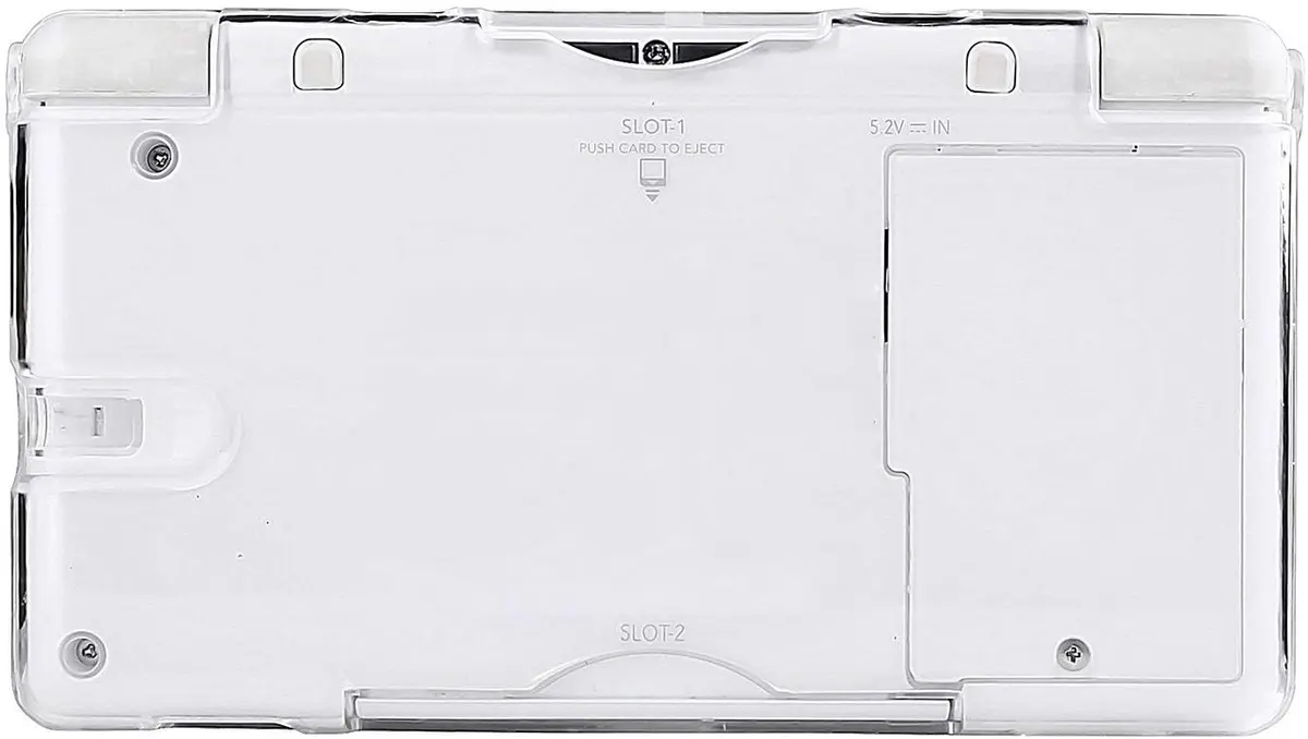 KlsyChry Transparent Hard Shell Case Cover for Nintendo DS Lite | Crystal Clear Housing, Scratch-Resistant (13.7x7.7x2.5cm) - view 5