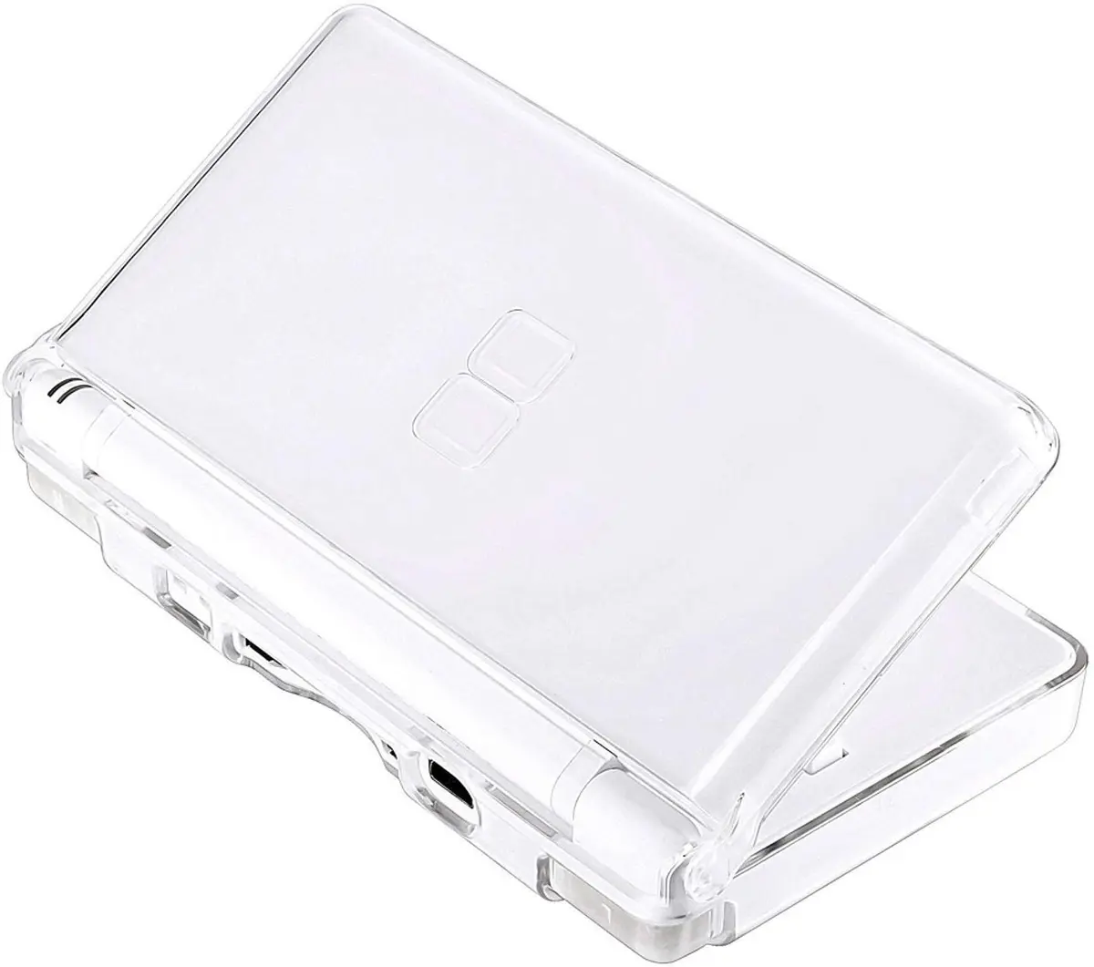 KlsyChry Transparent Hard Shell Case Cover for Nintendo DS Lite | Crystal Clear Housing, Scratch-Resistant (13.7x7.7x2.5cm) - main product image