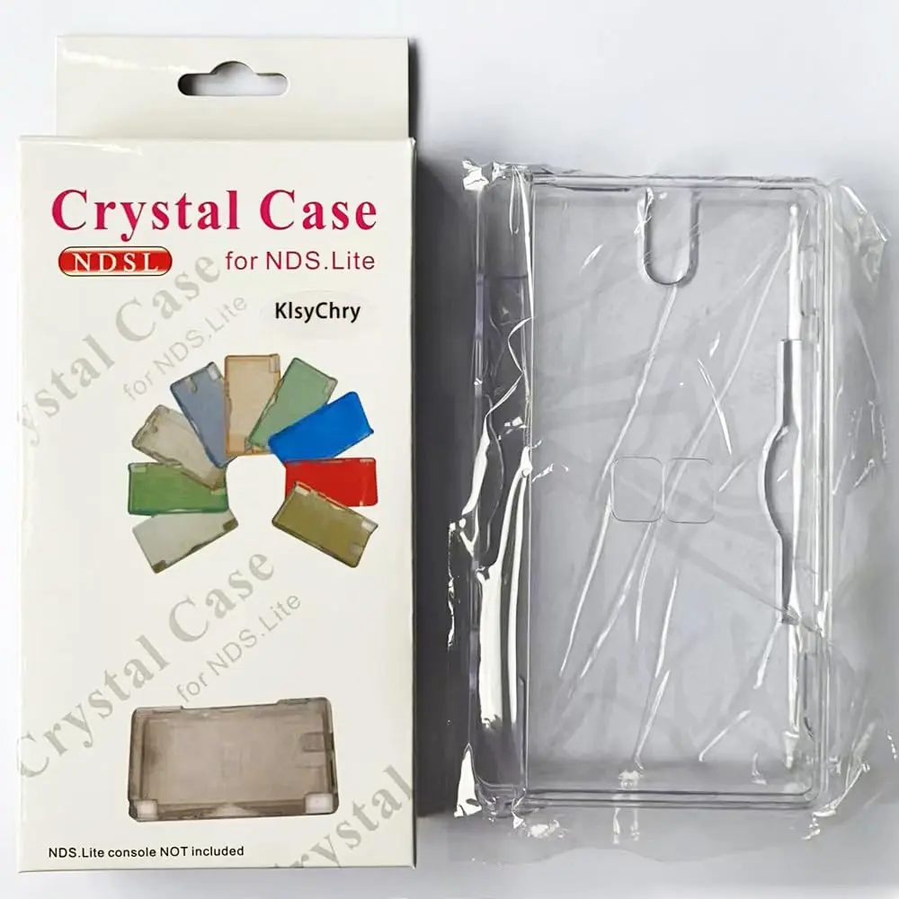 KlsyChry Transparent Hard Shell Case Cover for Nintendo DS Lite | Crystal Clear Housing, Scratch-Resistant (13.7x7.7x2.5cm) - view 7