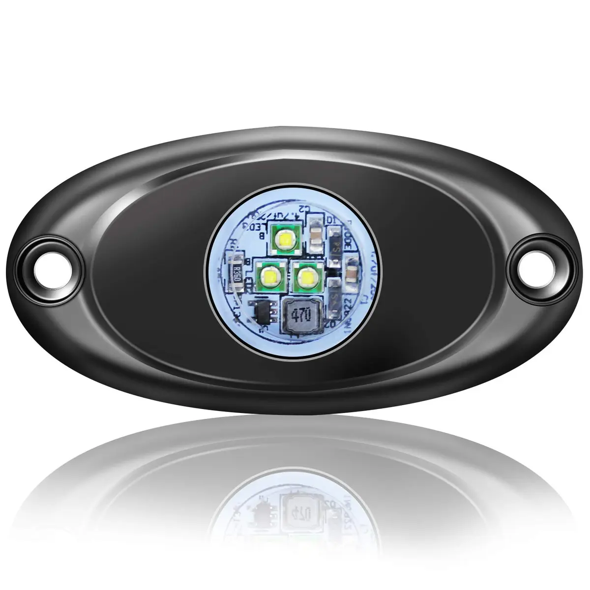 FABOOD F Vehicle Accent Light Pods | Waterproof 12V/24V White LED Underbody Glow - view 3