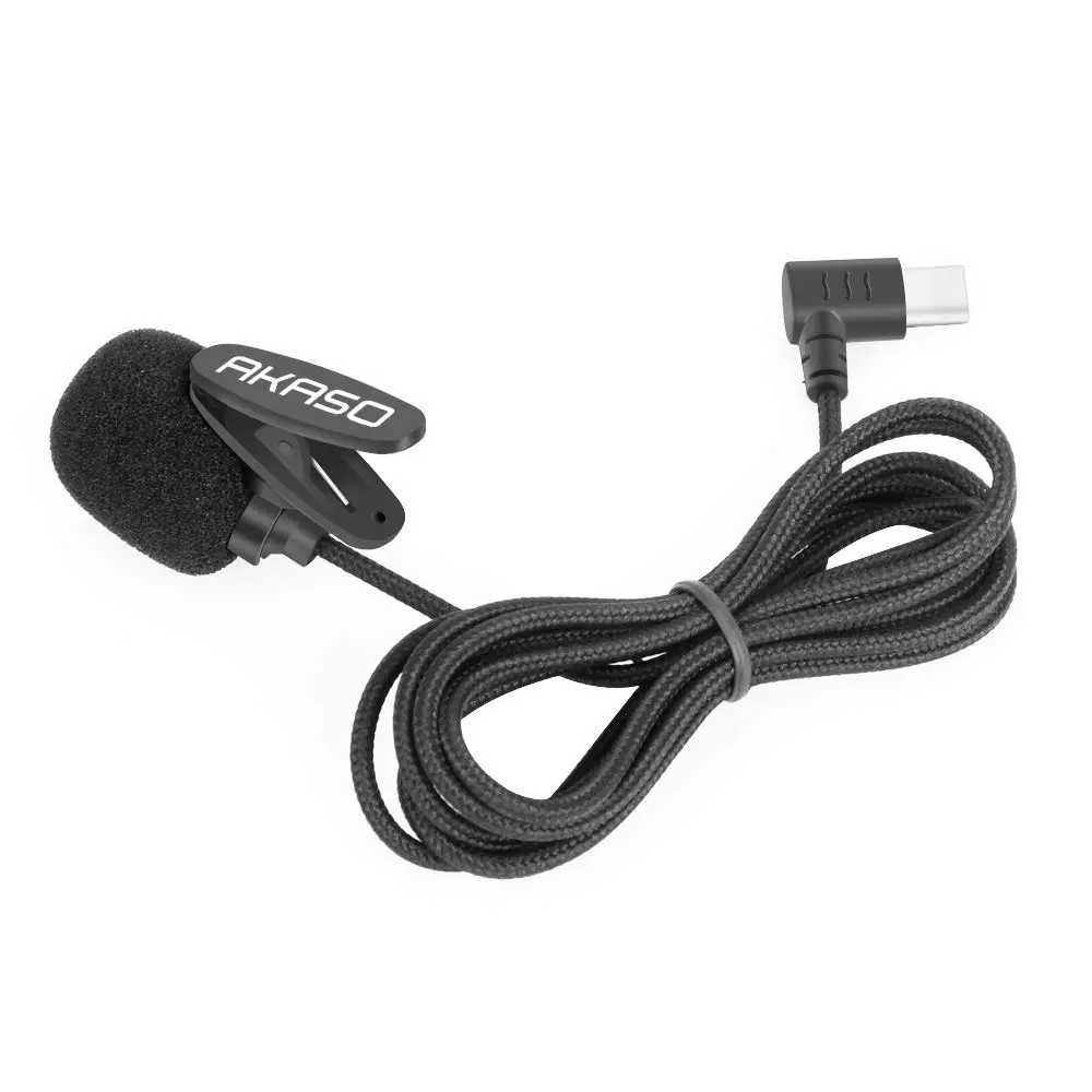 AKASO External Microphone for Brave 7/8/6 Plus Action Camera | Type-C Port - view 2