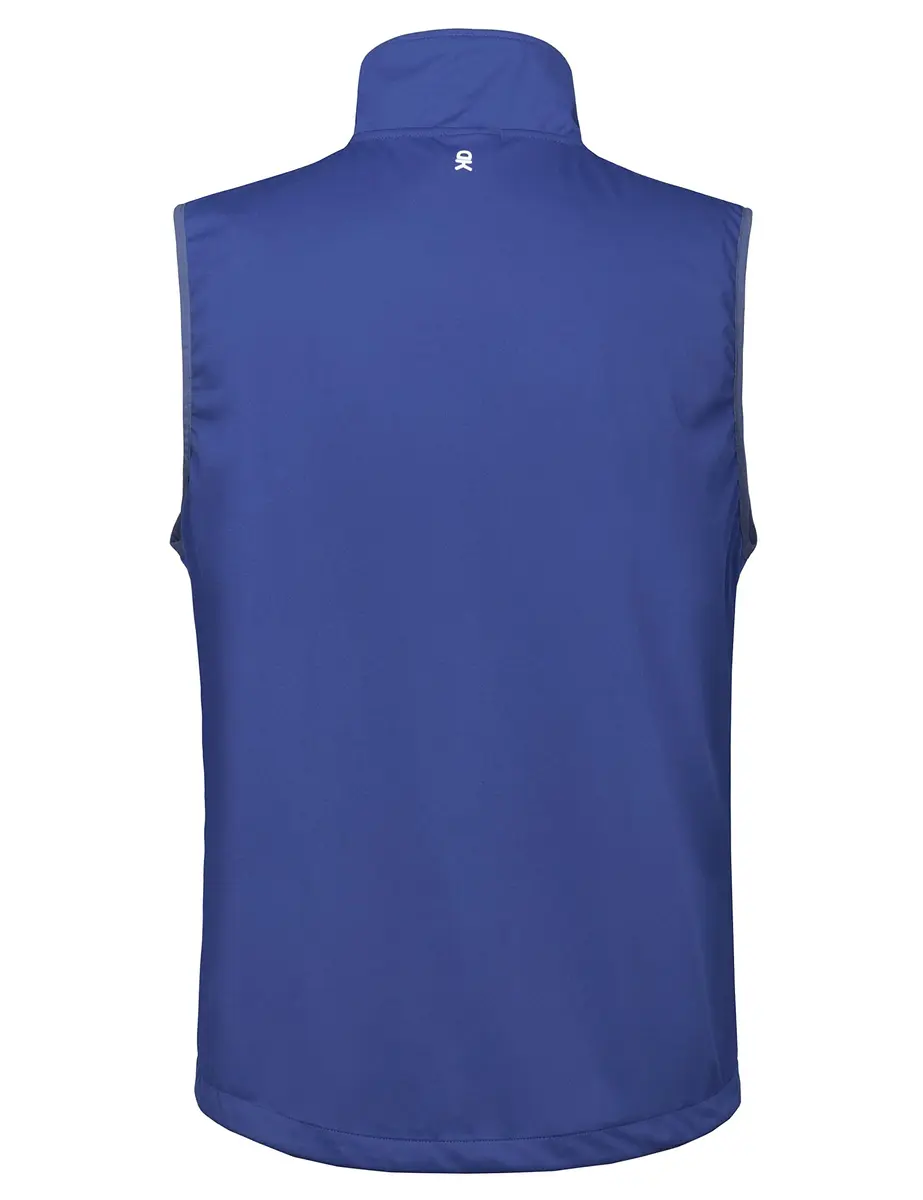 Little Donkey Andy Men's Lightweight Golf Vest Outerwear Blue M | Water-Resistant, Slim Fit, Packable - view 2