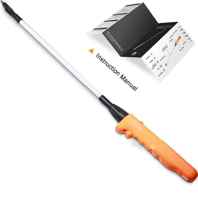 West Thorne Pro Cattle Prod 132cm (52 inches) | Rechargeable Electric Livestock Prod with LED Light - main product image