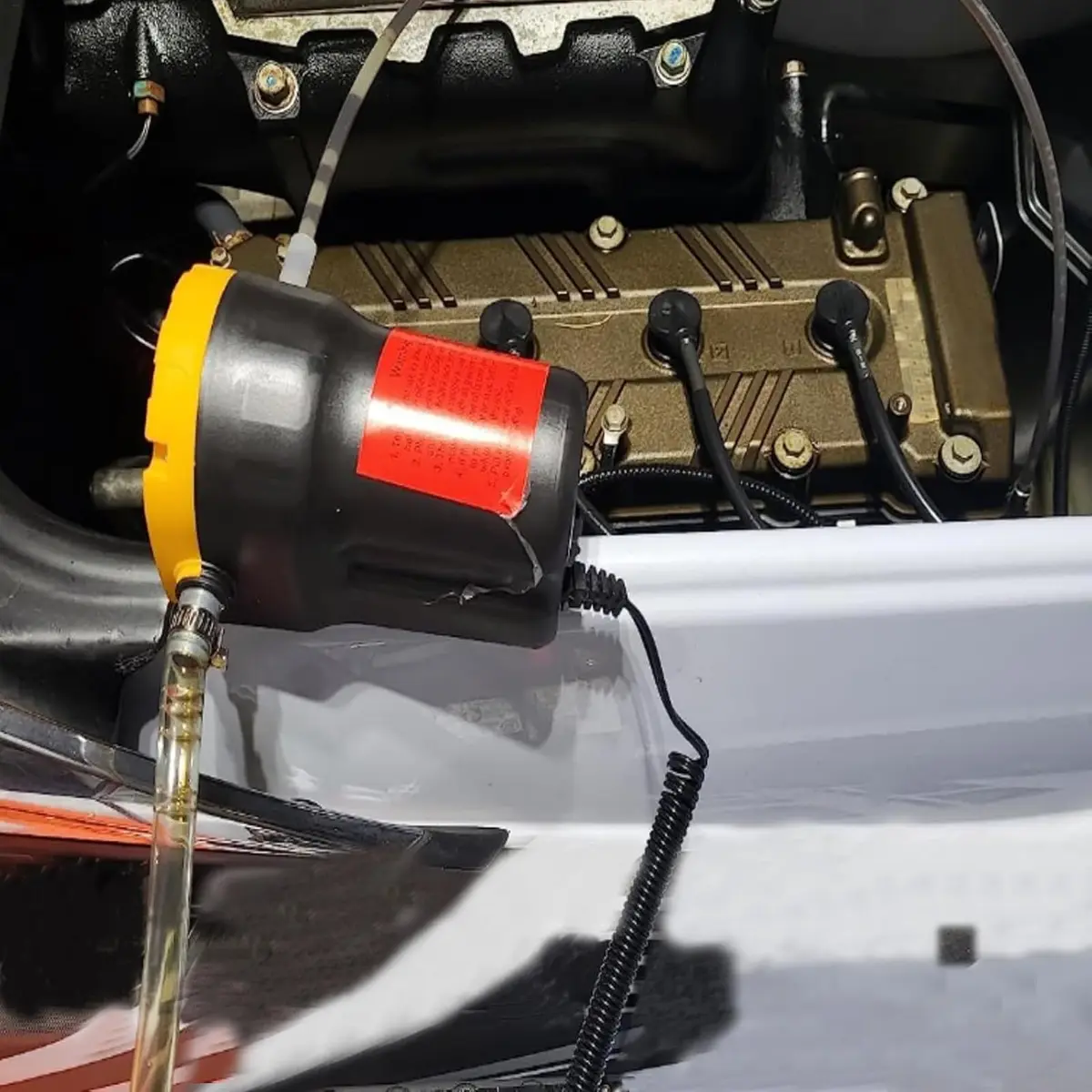 Amarine Made 12V 60W Oil Extractor Pump with Hoses & Clamps | 0.8-1.0L/min Motor Oil Flow Rate - view 5