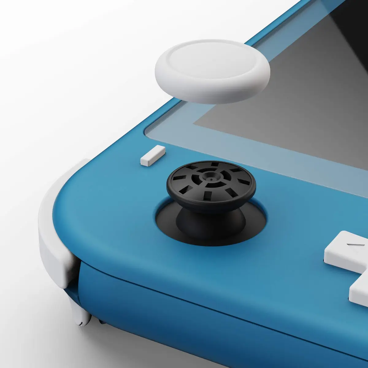 Skull & Co. Replacement Joystick Covers for Switch Lite (Lite Gray) | Easy Install - view 2