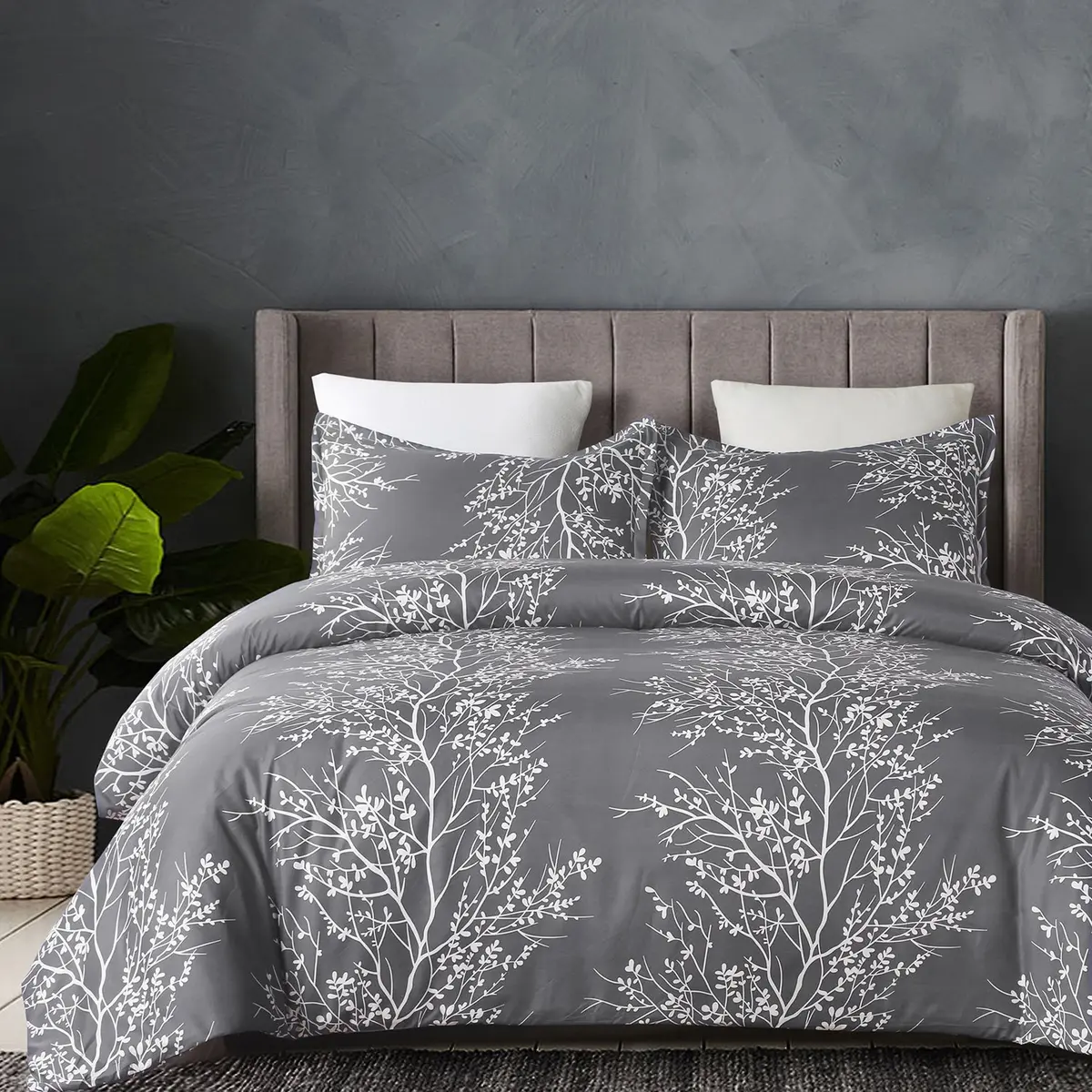 Vaulia Microfiber Duvet Cover Set Twin | Soft, Breathable, Zipper Closure for Easy Use - main product image