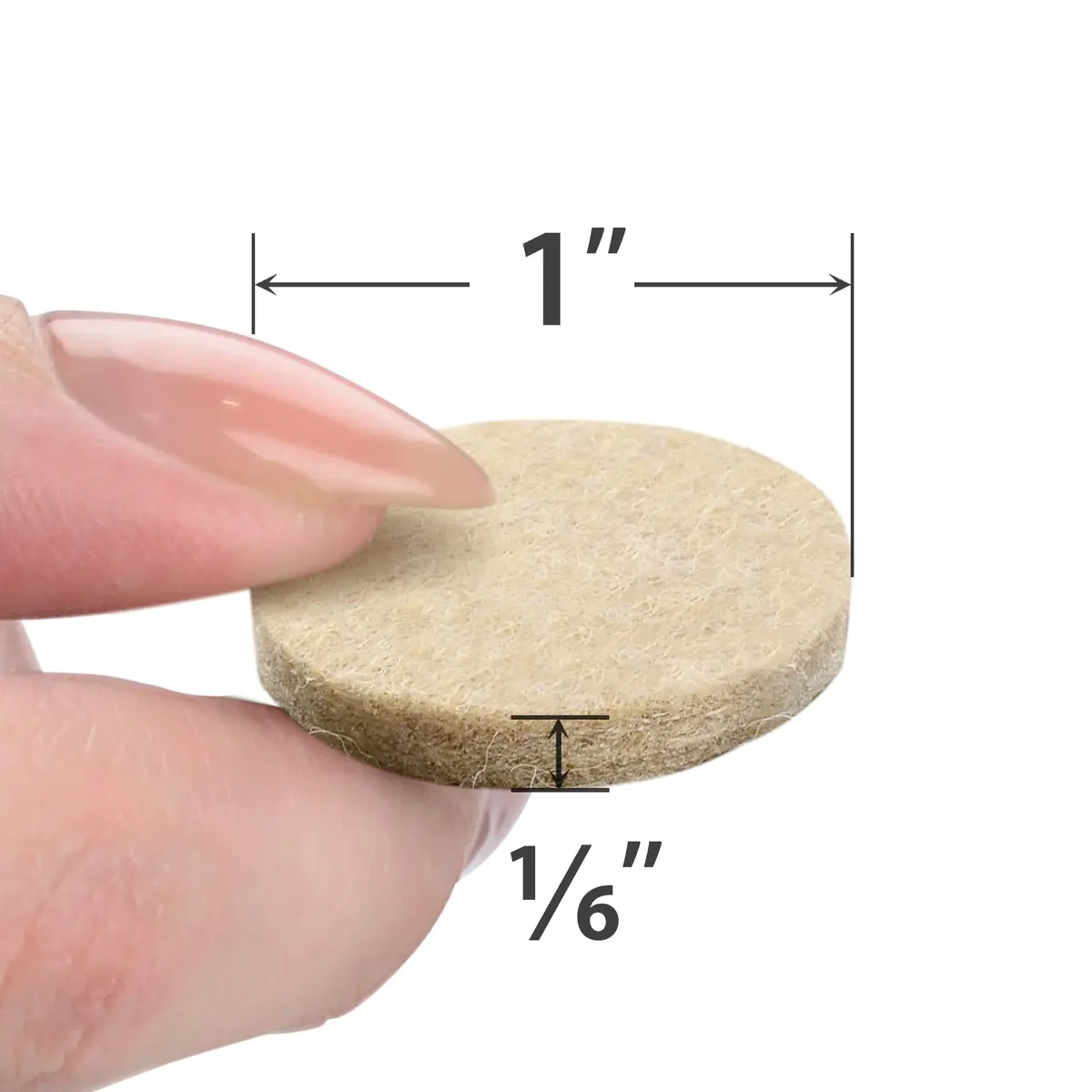 X-Protector Felt Furniture Pads 48 pcs 1" Beige | Floor Scratch Protection - view 5