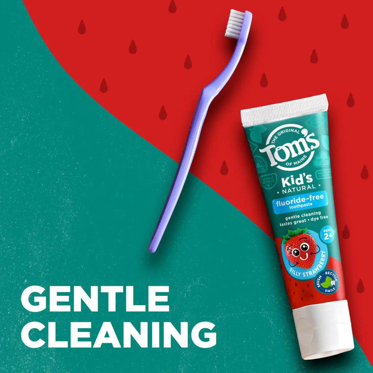 Tom's of Maine Kids Fluoride-Free Toothpaste Silly Strawberry 15.3 oz (434 g) | Dermatologist Tested - view 4