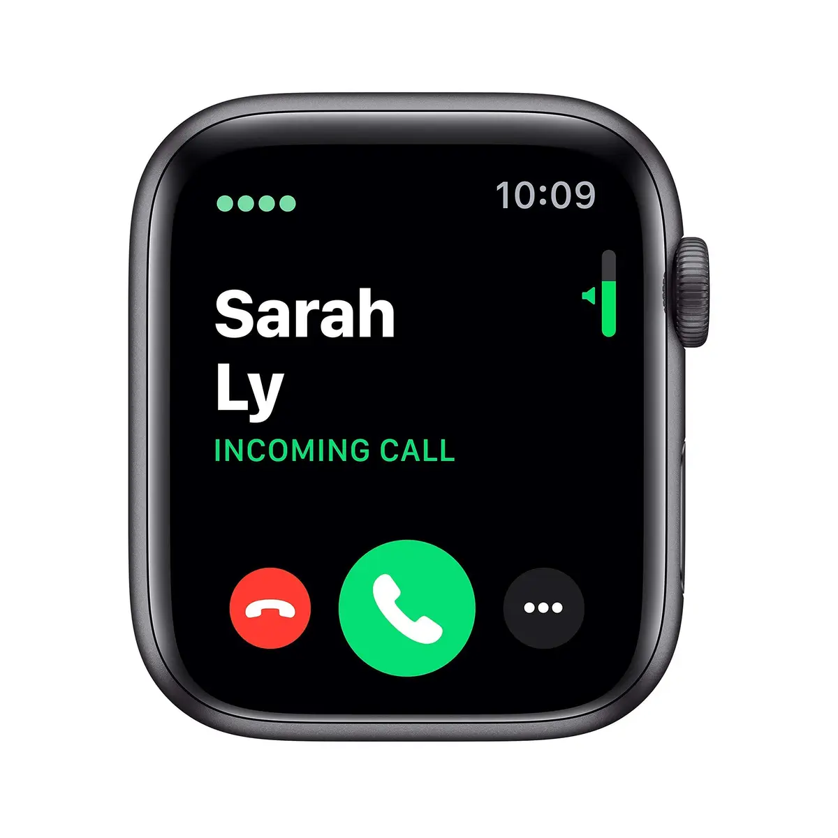 Apple Watch Series 5 GPS + Cellular 44MM Space Gray Aluminum with Black Sport Band | Always-On Retina Display - view 3
