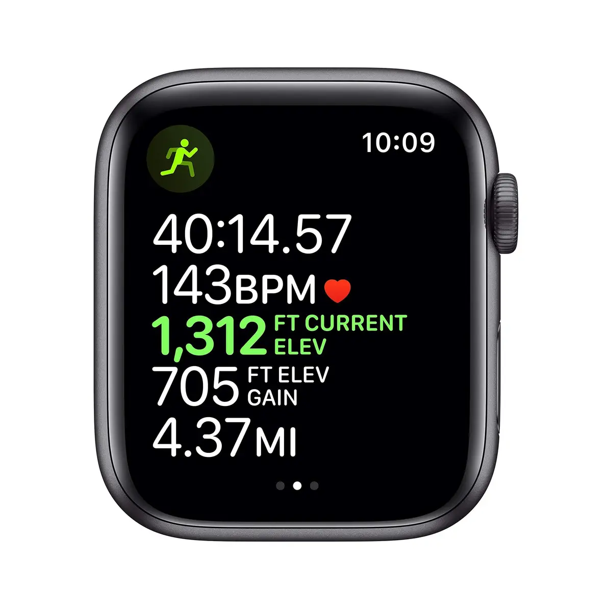 Apple Watch Series 5 GPS + Cellular 44MM Space Gray Aluminum with Black Sport Band | Always-On Retina Display - view 4