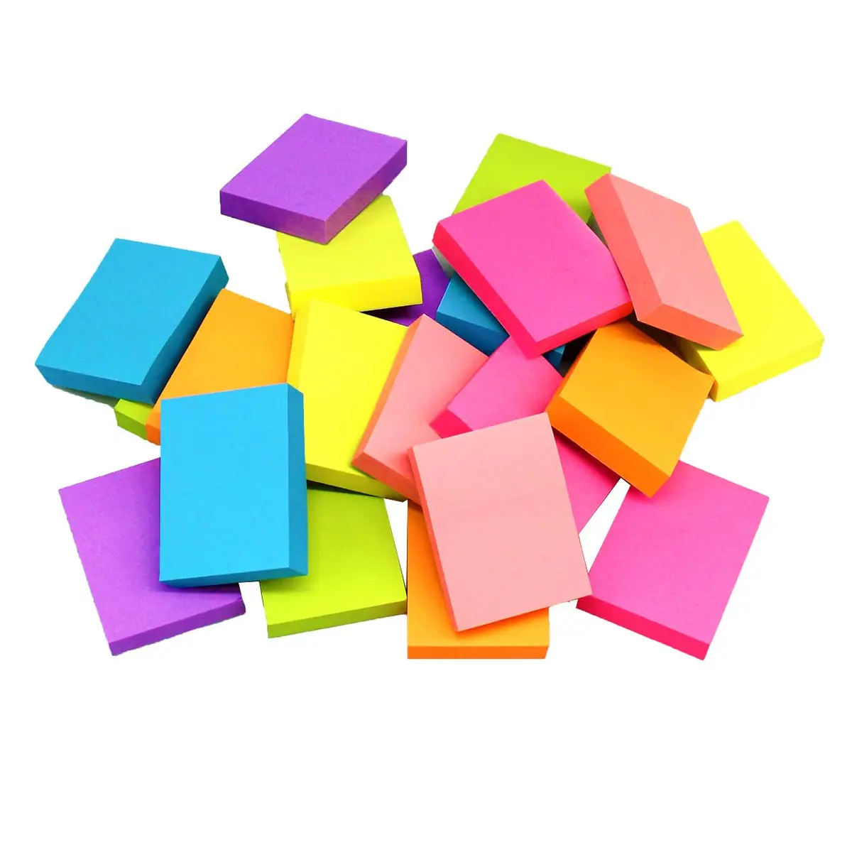 Vanpad Mini Sticky Notes 1.5x2 Inches Bright Colors Self-Stick Pads | 24 Pack, 75 Sheets/Pad - view 6