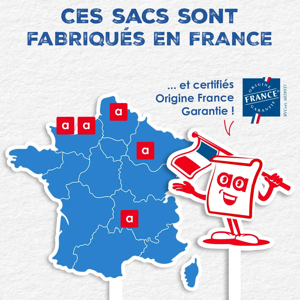 Alfapac Freezer Bags with Ties 1L (50 Count) | Renewable Plant Material, Made in France - view 3