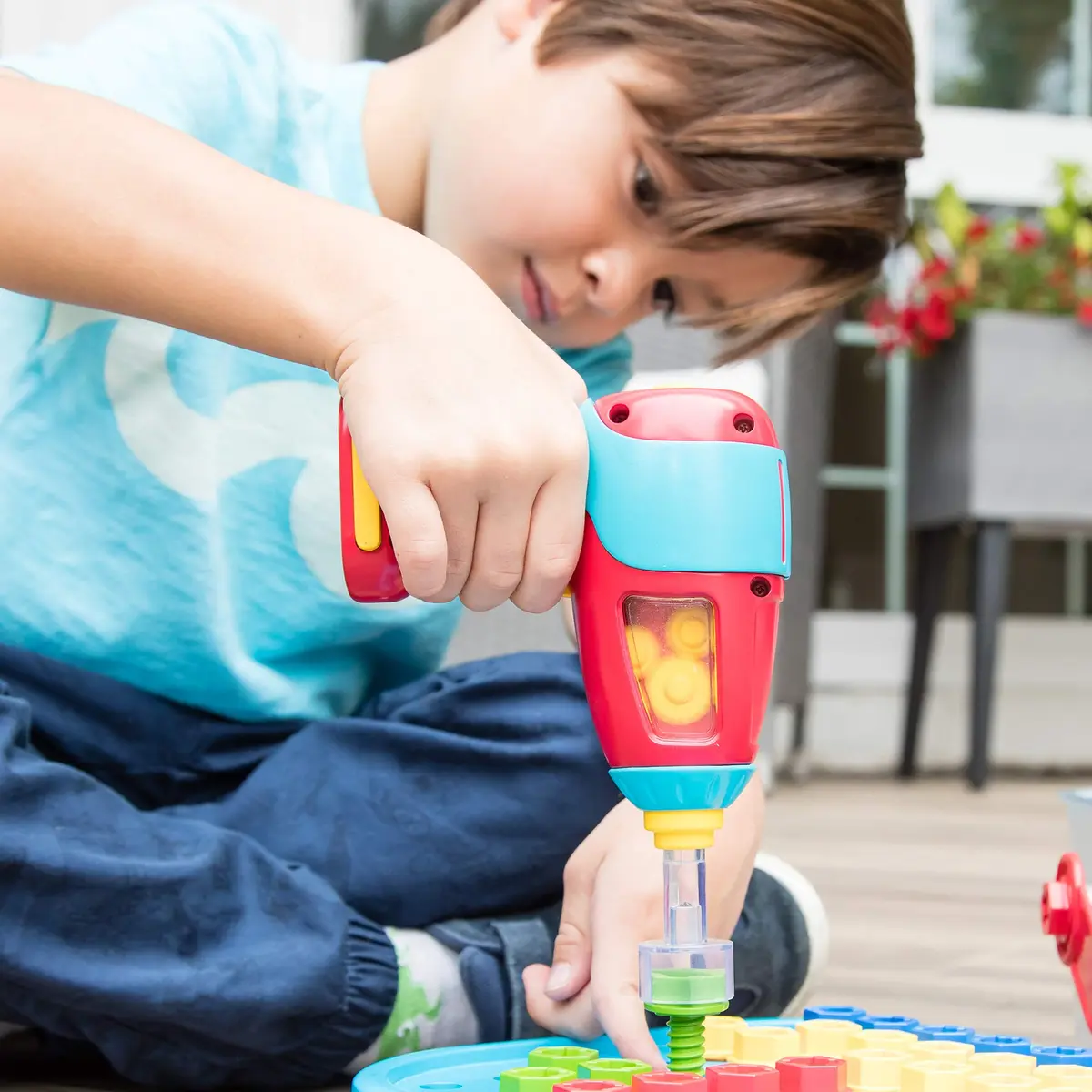 Educational Insights Design & Drill Toy Power Drill | Realistic Electric Toy for Kids Ages 3+ - view 4