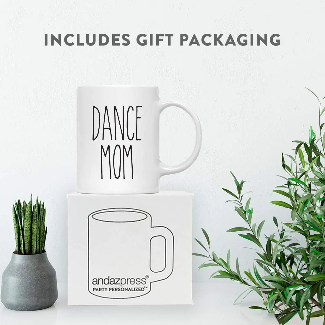 Andaz Press Dance Mom 11oz (325ml) Ceramic Coffee Mug | Rustic Farmhouse Style Gift - view 4