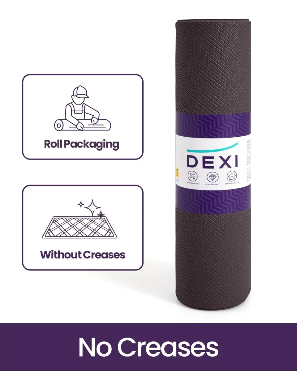 DEXI Anti Fatigue Kitchen Floor Mats Runner Set - 17x29+17x59 Brown | Cushioned Comfort for Standing - view 9
