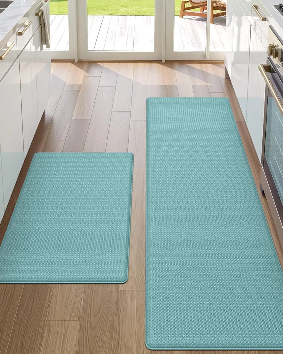 DEXI Anti-Fatigue Kitchen Floor Mats Set of 2 — 4.4 cm (1.75 inch) Thick, 43x145cm & 43x74cm | Cushioned Comfort for Standing - main product image