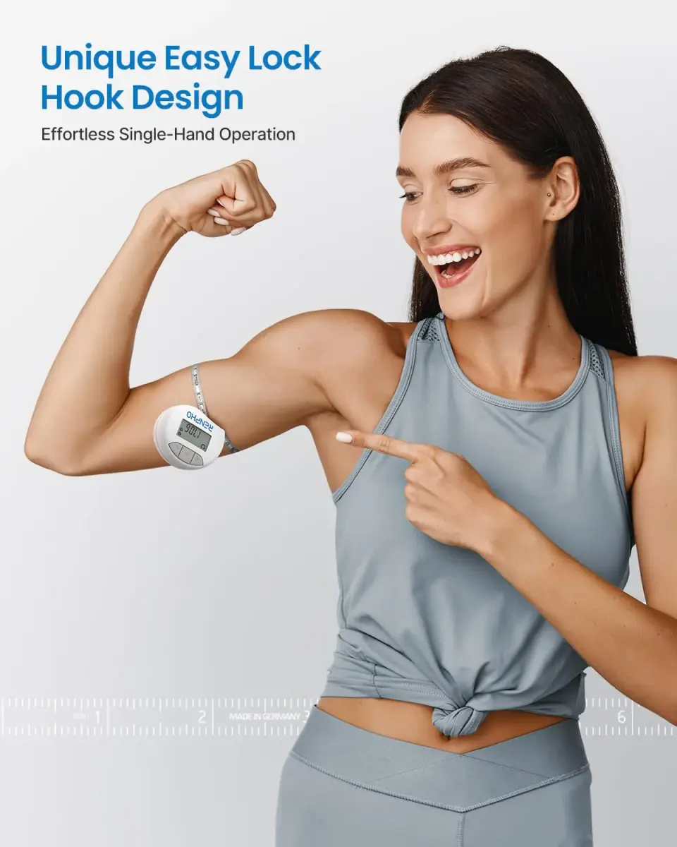 RENPHO Smart Body Measuring Tape 150cm (60in) | FDA Approved, Retractable, Bluetooth App - view 4