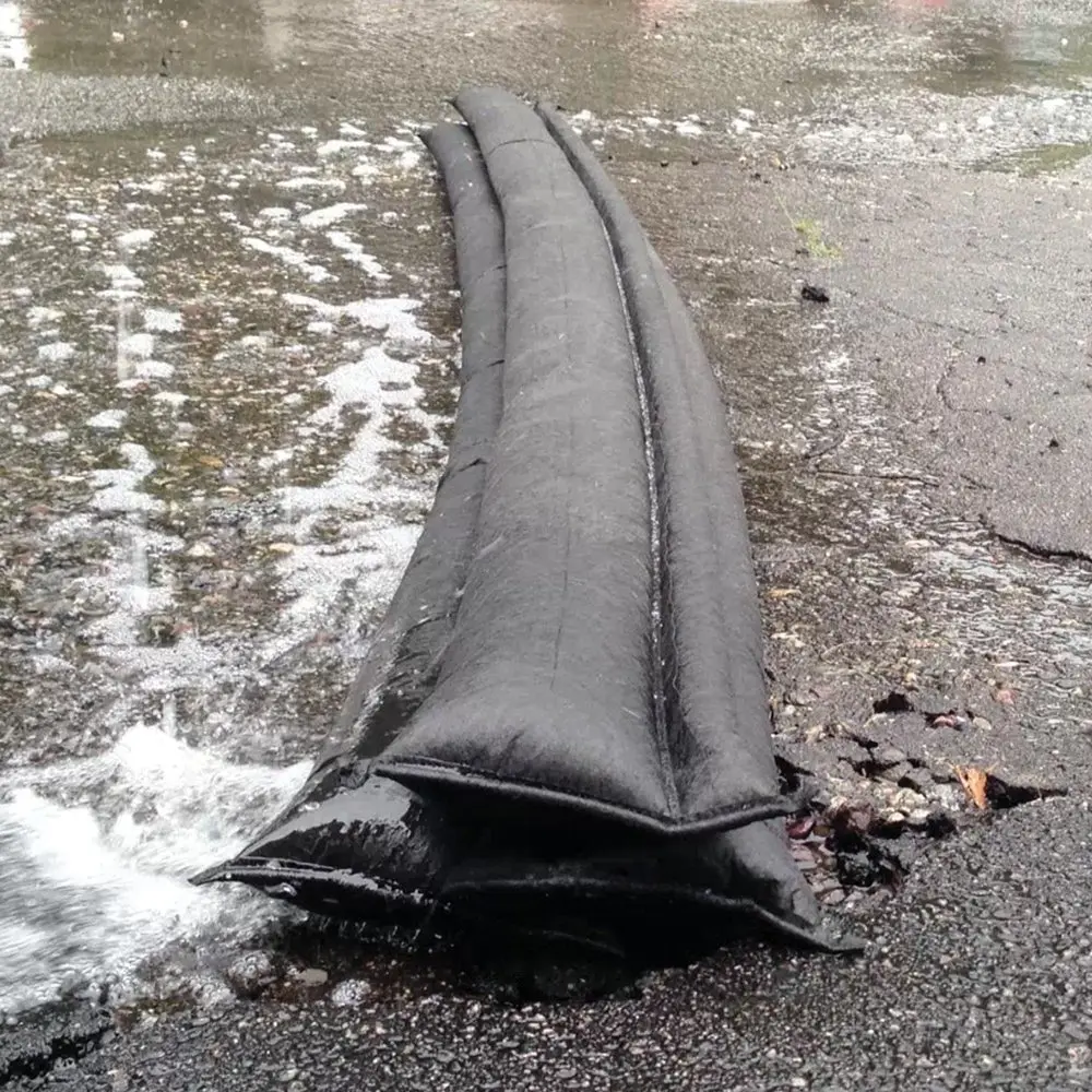 Quick Dam Water Activated Flood Barriers, 17ft | Self-Inflating Flood Control Pack - view 7