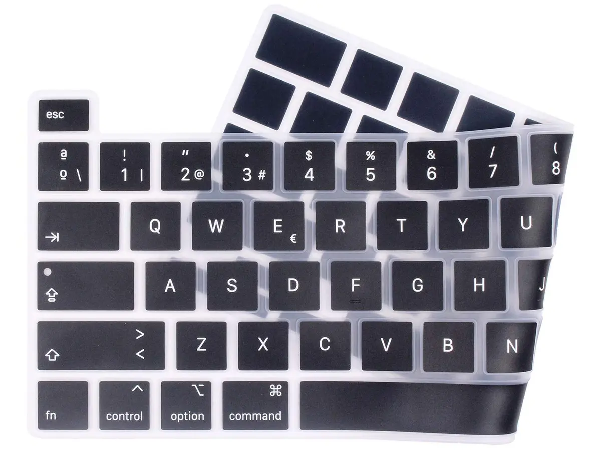 UHamn Spanish Language Silicone Keyboard Cover Skin Compatible with MacBook Pro 16 inch A2141 & 13 inch M2/M1 Models | Waterproof Dustproof - view 2