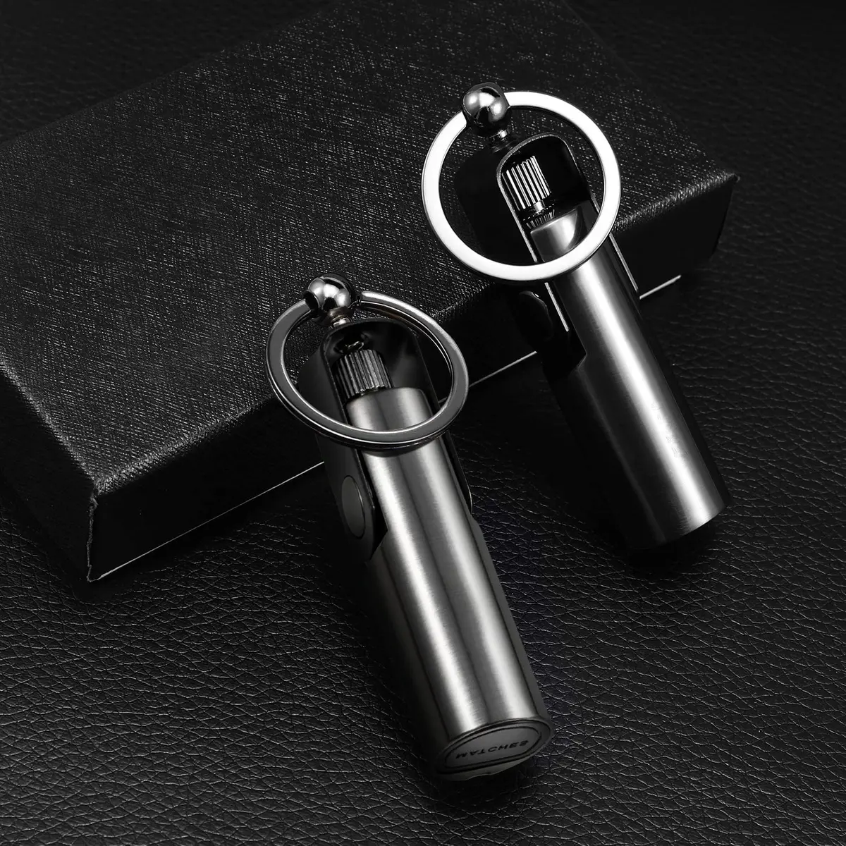 SOMGEM Permanent Match Infinity Lighter 2-Pack | Waterproof Strike Anywhere Fire Starter Keychain - view 4