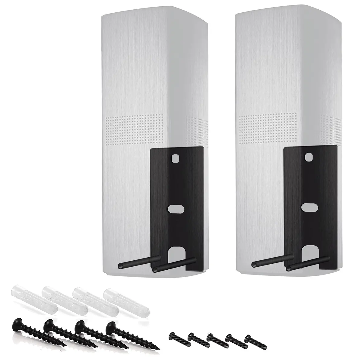 Dinghosen Wall Brackets for Bose Surround Speakers 700 & Lifestyle 650 System, Black | Pair of Speaker Mounts - main product image
