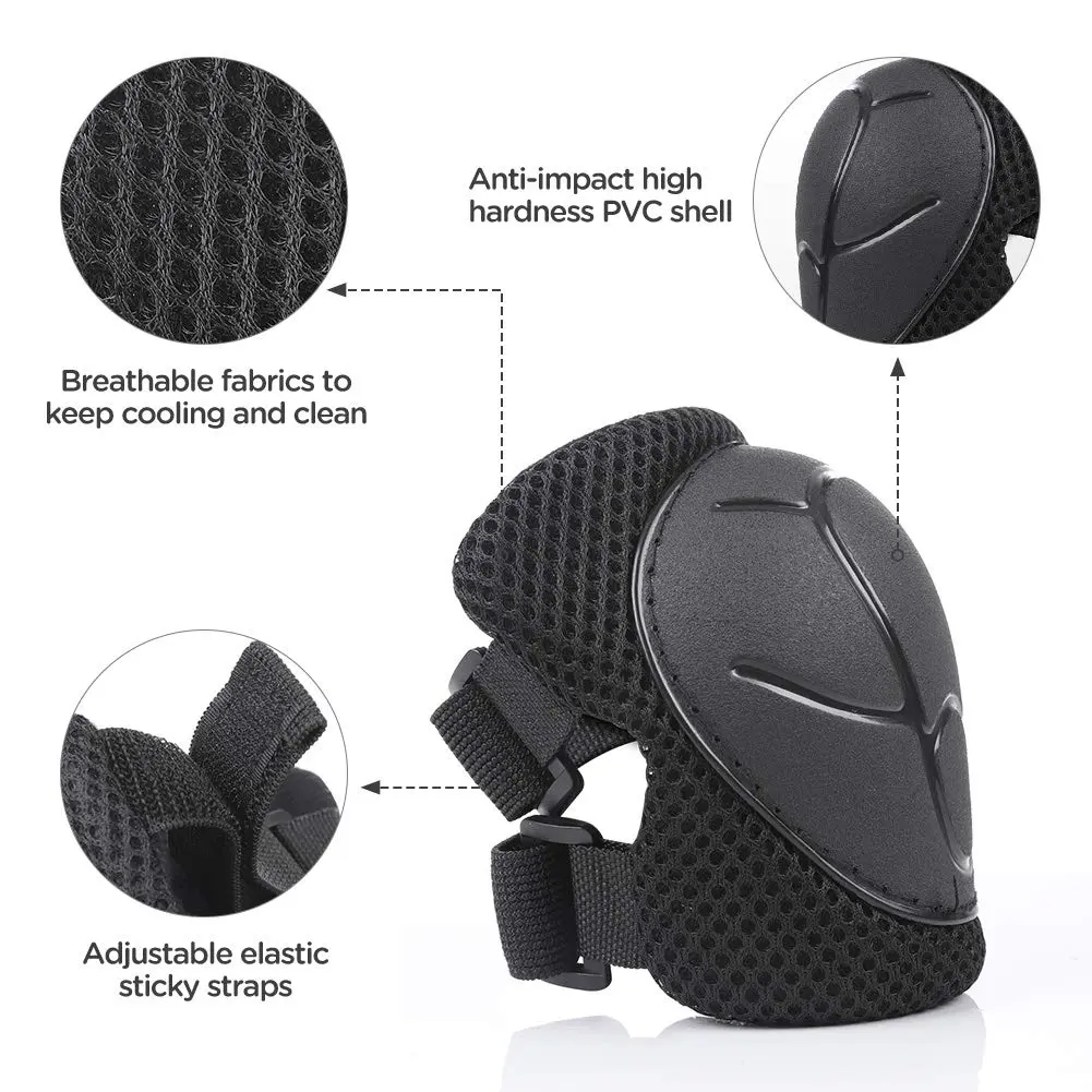 DaCool Kids Bike Helmet and Protective Gear Set with Knee Pads, Adjustable for Ages 3-8 | Multi-Sport Safety Gear - view 5
