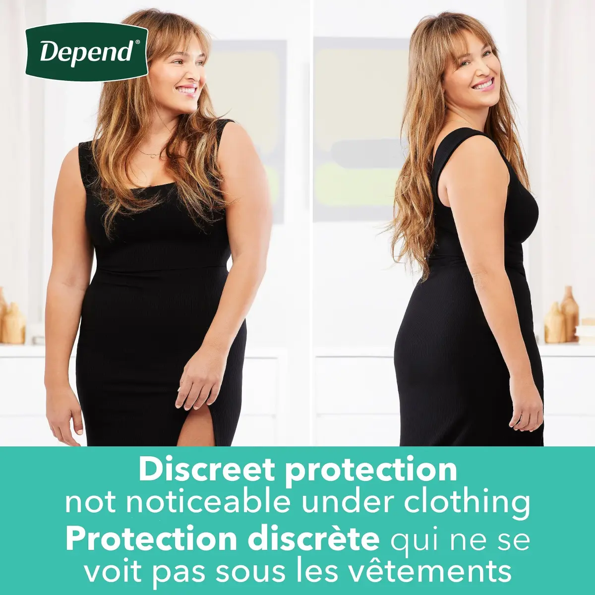 Depend FIT-Flex Incontinence Underwear for Women, Maximum Absorbency, Small, 44 Count | Discreet Fit Under Clothing - view 7