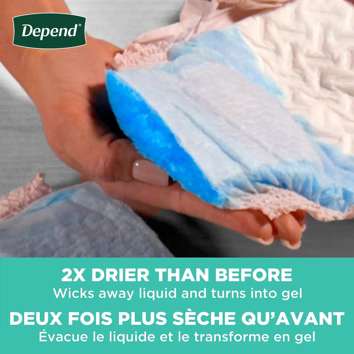 Depend FIT-Flex Incontinence Underwear for Women, Medium, 42 Count | Maximum Absorbency & Odor Control - view 4